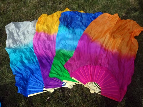1.1m(43" ) silk fan veils