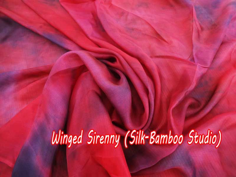 Black+red tie-dye silk fabric,various width&thickness, by yard Tie
